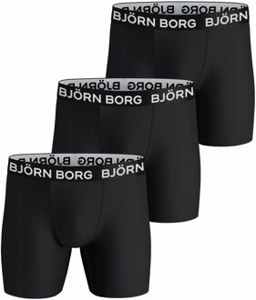 Bjorn Borg Boxershorts Performance 3-pack zwart - L