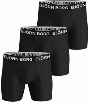 Bjorn Borg Boxershorts Performance 3-pack zwart - L