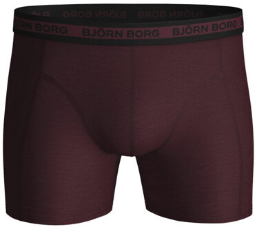 Bjorn borg essential sammy boxershort bordeaux rood heren bordeaux-rood