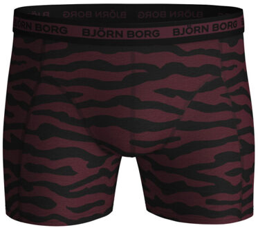 Bjorn borg essential sammy boxershort rood/zwart heren