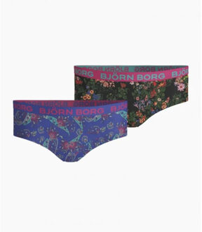 Bjorn Borg Paisley & Mystic flower meisjes hipster - 2pack - multi - maat 122