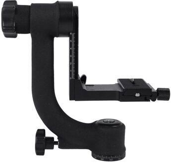 Bk-45 Panoramisch 360 Graden Verticale Pro Gimbal Statiefkop 1/4 Inch Schroef Voor Dslr Camera Telelens Quick Release Plaat