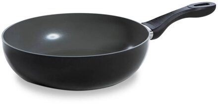 BK Easy Basic Ceramic wok 28cm Pan Zwart