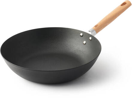 BK Force wok 30 cm Zwart