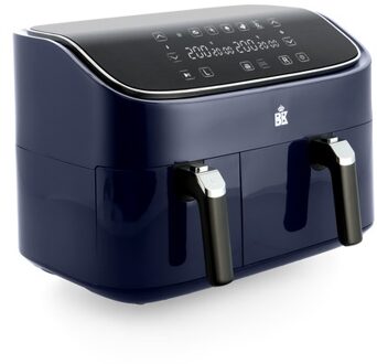 BK Supreme XXXL dubbele airfryer 3L+6L Airfryer Blauw