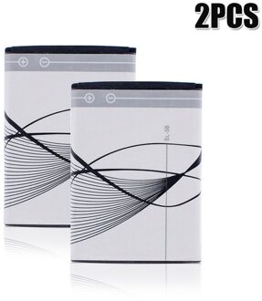 BL-5B Bl 5B BL5B Telefoon Batterij Voor Nokia 3220 3230 5070 5140 5140i 5200 5208 5320 6020 6021 6060 6070 6080 6230 7260 N80 N83 N90 2stk