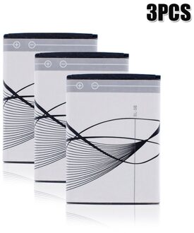 BL-5B Bl 5B BL5B Telefoon Batterij Voor Nokia 3220 3230 5070 5140 5140i 5200 5208 5320 6020 6021 6060 6070 6080 6230 7260 N80 N83 N90 3stk