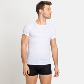 BL TOP Crew neck s/s ACTIVE F-DRY LIGHT - white - Mannen - Maat L
