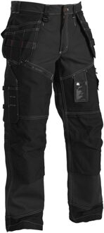 Blåkläder 150013809900 Werkbroek met kniestukken X1500 (Canvas) Zwart - NL:60 BE:54