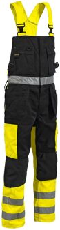 Blåkläder 2603-1860 Bretelbroek High Vis Geel/Zwart maat 62