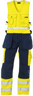 Blåkläder 2653-1804 Amerikaanse overall High Vis Geel/Marineblauw maat 60