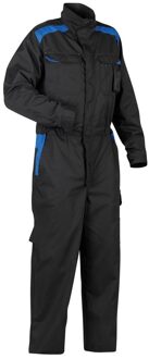 Blåkläder 6054-1800 Overall Industrie Zwart/Korenlblauw maat 44