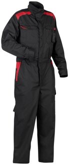 Blåkläder 6054-1800 Overall Industrie Zwart/Rood maat 56
