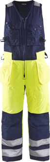 Blåkläder Amerikaanse overall High-Vis 85041977 | High-Vis Geel/Marineblauw | Maat 52 - 7330509283332
