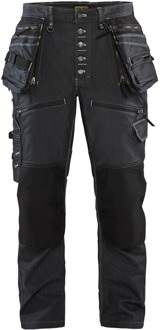 Blåkläder Baggy Denim Stretch X1900 19991141 | Zwart | Maat C58 - 7330509493267