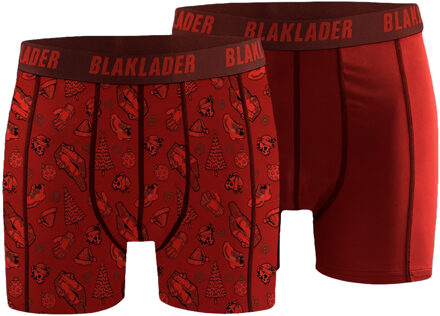 Blåkläder Blåkläder 1886 boxershorts 2-pack - comfortabel werkondergoed Rood - M