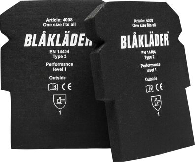 Blåkläder Blaklader Kniebeschermers 40081015 Heavy Weight Kniekussens ZwartOne size