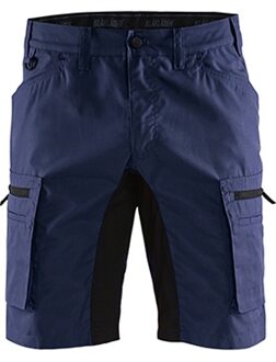 Blåkläder Blaklader Service short stretch - Marineblauw/Zwart - C56