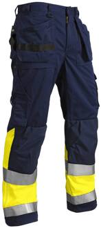 Blåkläder Blaklader Werkbroek High Vis - Marine/High Vis Geel - C52