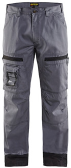 Blåkläder Blaklader Werkbroeken 14701860 Chauffeursbroek (Twill) Grijs/ZwartNL:60 BE:54