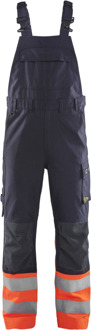 Blåkläder Bretelbroek Multinorm Inherent Klasse 1 28881513 | Marineblauw/Oranje | Maat 60 - 7330509809501