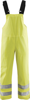 Blåkläder Bretelregenbroek High-Vis LEVEL 3 13862005 | High-Vis Geel | Maat 3XL - 7330509287552