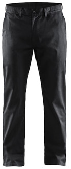 Blåkläder Chino stretch 14651830 | Zwart | Maat 58 - 7330509624937