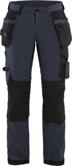 Blåkläder Dames 4-weg stretch werkbroek 71921645 | Donker marineblauw/Zwart | Maat 42 - 7330509741719