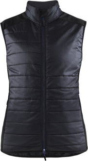 Blåkläder Dames bodywarmer gevoerd 38642030 | Zwart/Donker marineblauw | Maat S - 7330509818671