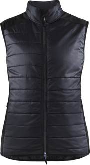Blåkläder Dames bodywarmer gevoerd 38642030 | Zwart/Donkergrijs | Maat XS - 7330509818763