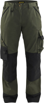 Blåkläder Dames Garden Werkbroek 71541835 | Army Groen/Zwart | Maat 42 - 7330509280300