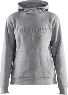 Blåkläder Dames hoodie 3D 35601157 | Grijs Mêlee | Maat XL - 7330509771051