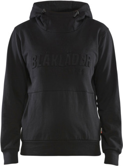 Blåkläder Dames hoodie 3D 35601158 | Zwart | Maat M - 7330509771464