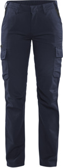 Blåkläder Dames industrie werkbroek stretch/elastiek 71441832 | Donker marineblauw/Zwart | Maat 38 - 7330509763018