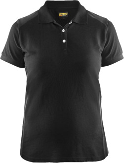 Blåkläder Dames poloshirt piqué 33901050 | Zwart/Donkergrijs | Maat 3XL - 7330509646625