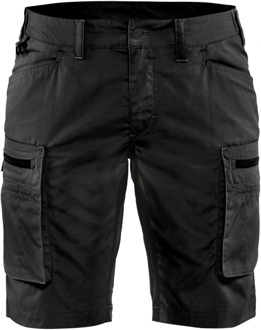 Blåkläder Dames Service Short met stretch 71491845 | Zwart | Maat 30 - 7330509535547