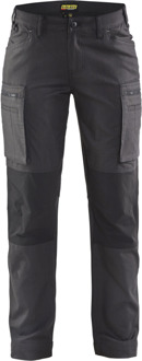 Blåkläder Dames Service werkbroek stretch 71591146 | Donkergrijs/Zwart | Maat 38 - 7330509484951