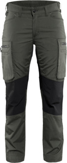 Blåkläder Dames Service werkbroek Stretch 71591845 | Army Groen/Zwart | Maat 48 - 7330509499115
