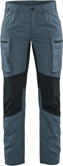 Blåkläder Dames Service werkbroek Stretch 71591845 | Gevoelloos blauw/Donkerblauw | Maat 30 - 7330509787588