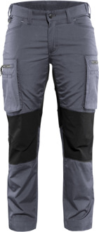 Blåkläder Dames Service werkbroek Stretch 71591845 | Grijs/Zwart | Maat 44 - 7330509499535