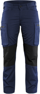 Blåkläder Dames Service werkbroek Stretch 71591845 | Marineblauw/Zwart | Maat 42 - 7330509499412