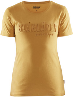 Blåkläder Dames T-Shirt 3D 34311042 | Honinggoud | Maat L - 7330509789841