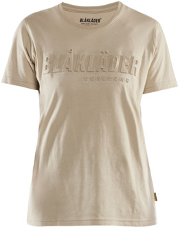 Blåkläder Dames T-Shirt 3D 34311042 | Zand | Maat XL - 7330509845813