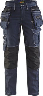 Blåkläder Dames werkbroek X1900 Stretch 79901141 | Marineblauw/Zwart | Maat 50 - 7330509587744