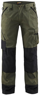 Blåkläder Garden werkbroek 14541835 | Army Groen/Zwart | Maat 62 - 7330509278574