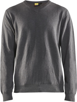 Blåkläder Gebreide pullover 35901073 | Zwart Mêlee | Maat M - 7330509768716
