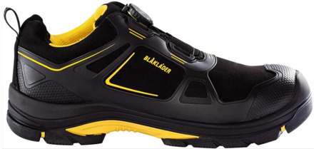 Blåkläder GECKO Veiligheidsschoen 2471 | Zwart/Rood | Maat 43 - 7330509825501