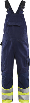 Blåkläder High-Vis bretelbroek 26621800 | Marine/High-Vis Geel | Maat 62 - 7330509727324