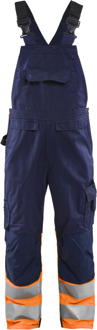 Blåkläder High-Vis bretelbroek 26621800 | Marineblauw/Oranje | Maat 46 - 7330509727447