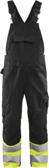 Blåkläder High-Vis bretelbroek 26621800 | Zwart/High-Vis Geel | Maat 50 - 7330509718711